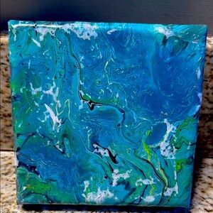 Custom Acrylic Pour Canvas Art